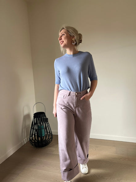 Caro pants violet