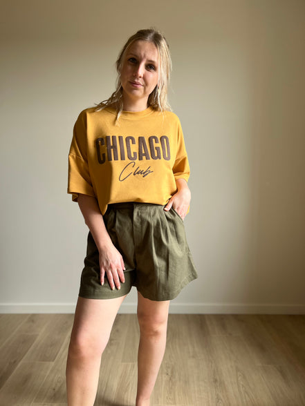 Chicago Club Sweater - mustard