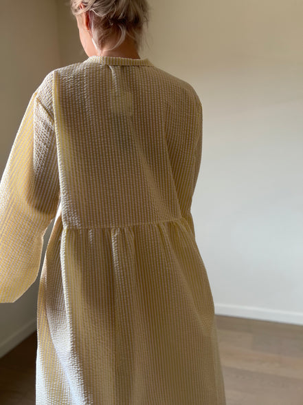 Dotted yellow dress