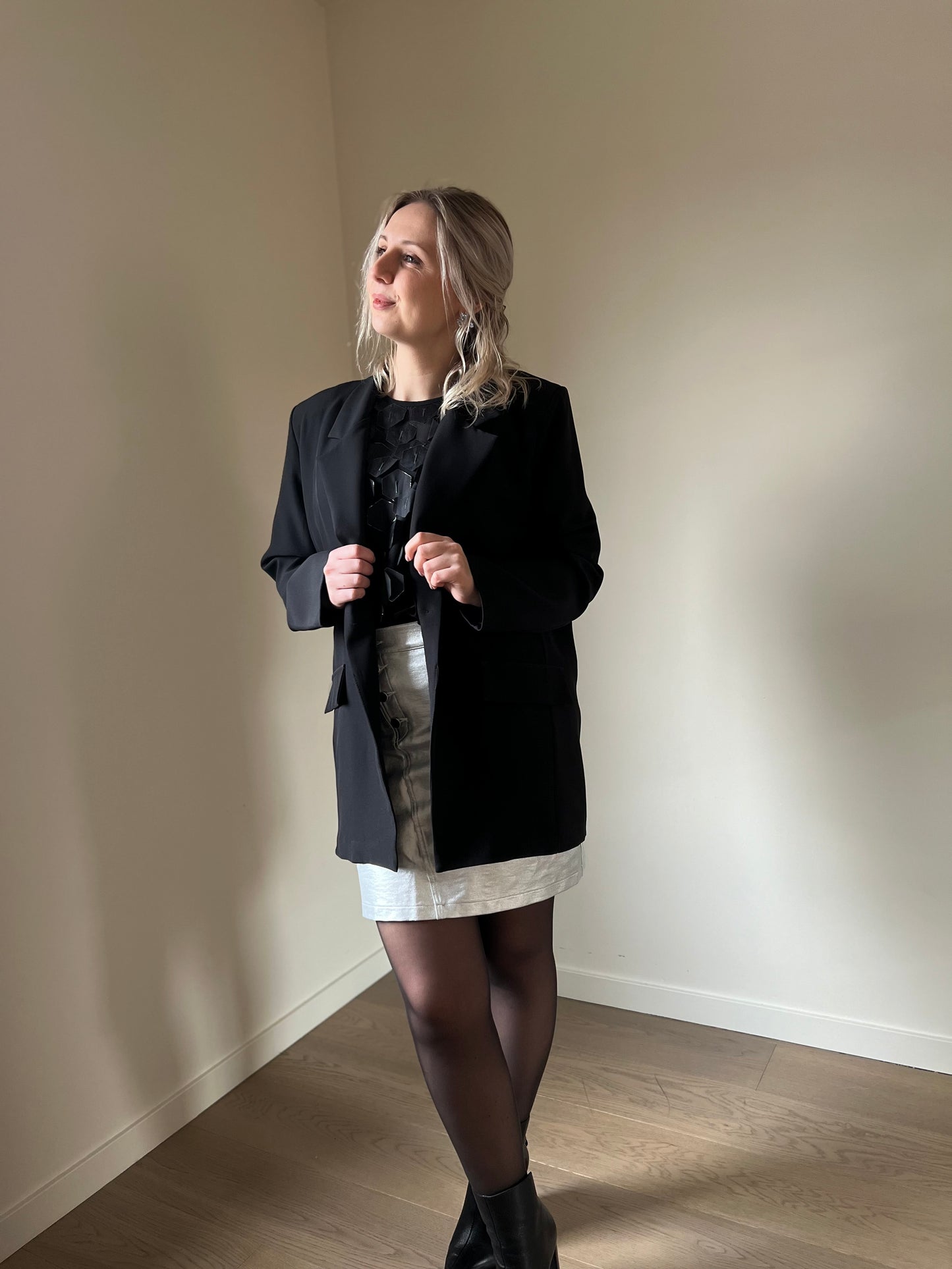 Oversized blazer black