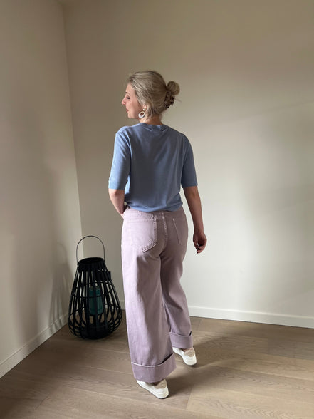 Caro pants violet