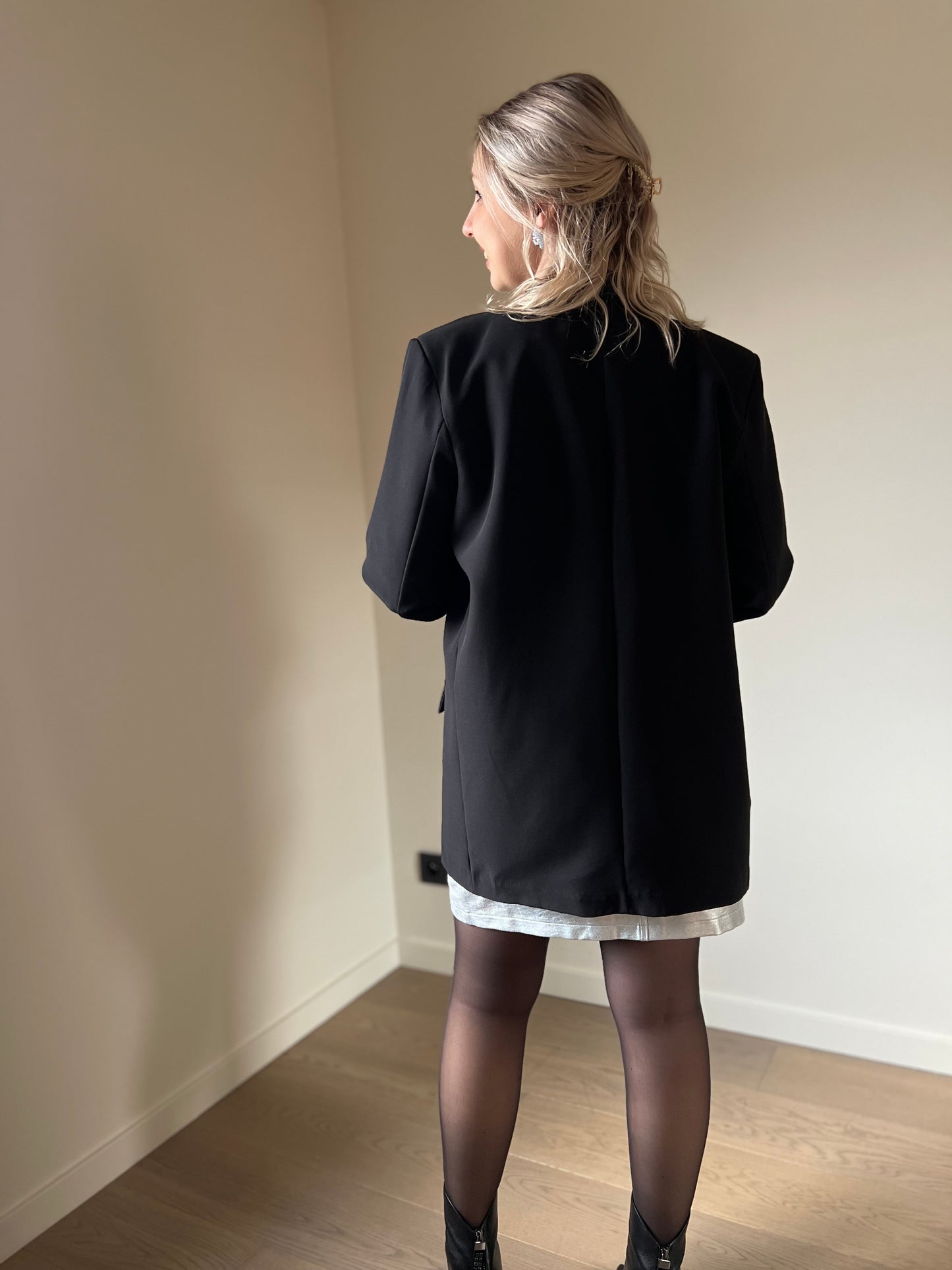 Oversized blazer black