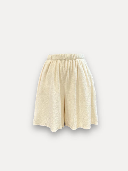 Sponge shorts ecru