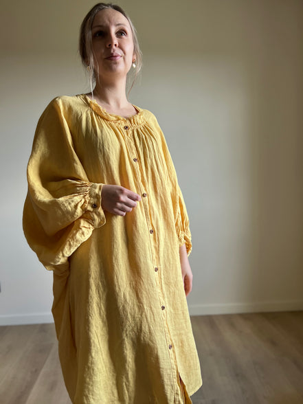 Mais linen blouse dress