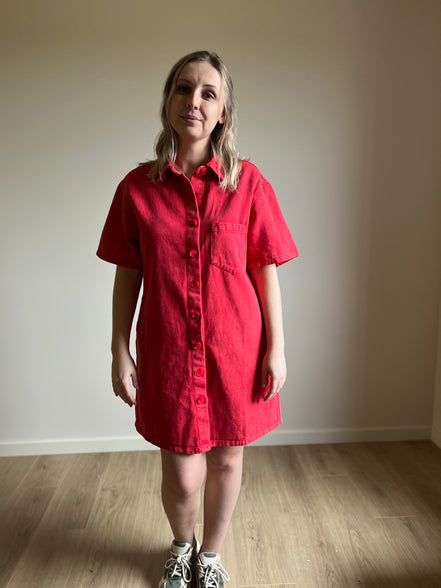 Charley jeansdress red