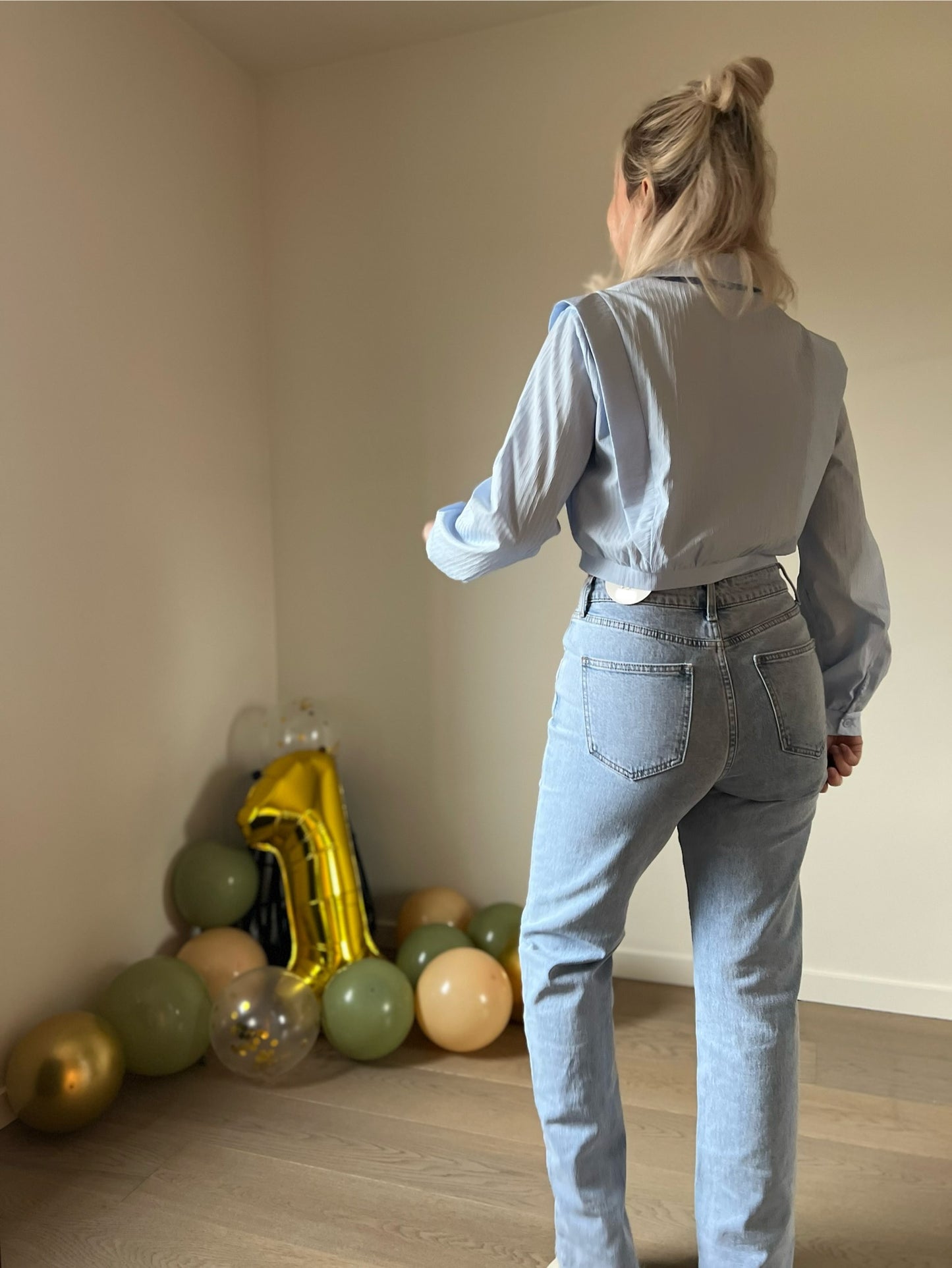 Straight jeans light blue