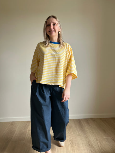 Balloon pants marine