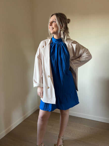 Blazer oversized beige