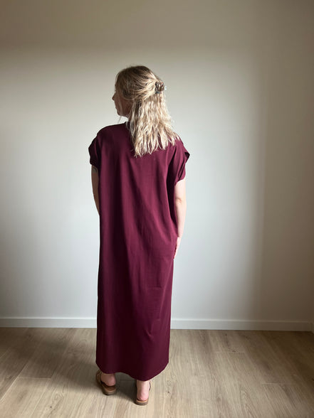 Anna dress burgundy
