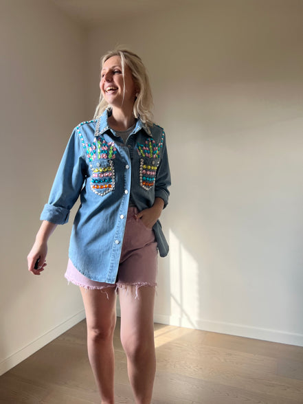 Pineapple jeansjacket