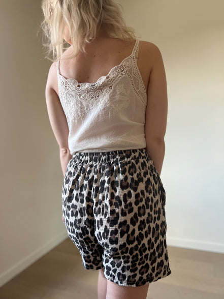 Crochet top beige