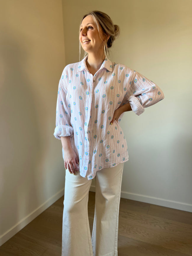 Tetra shirt pink/ blue