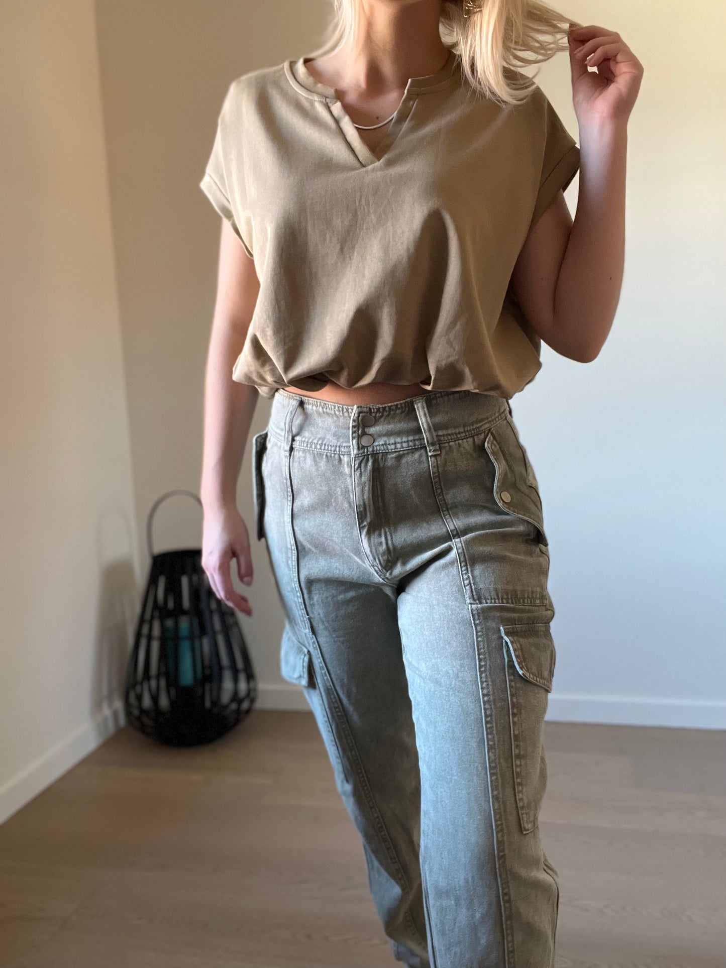 Poof T-shirt khaki