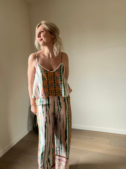 Boho top kaki