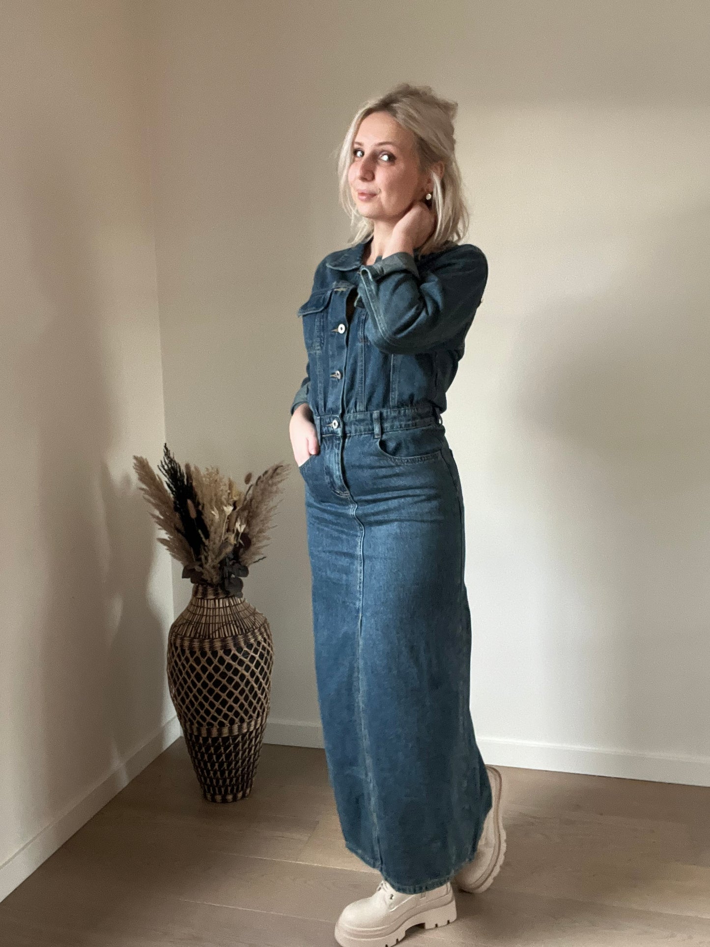 Jeansdress blue