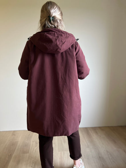 Stella parka jacket bordeaux