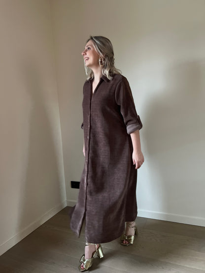 Emmy dress brown