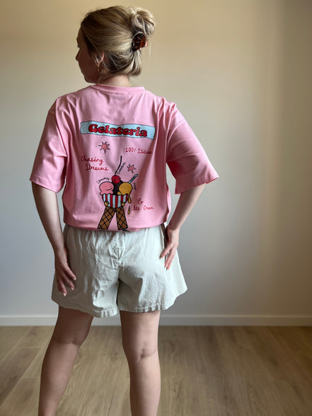 Gelateria Tee - Pink