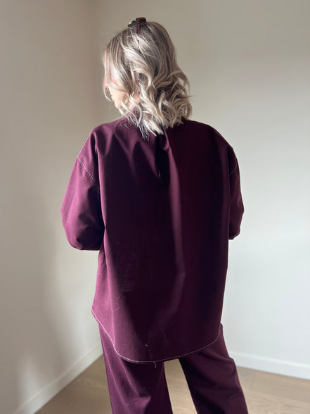 Aubergine shirt
