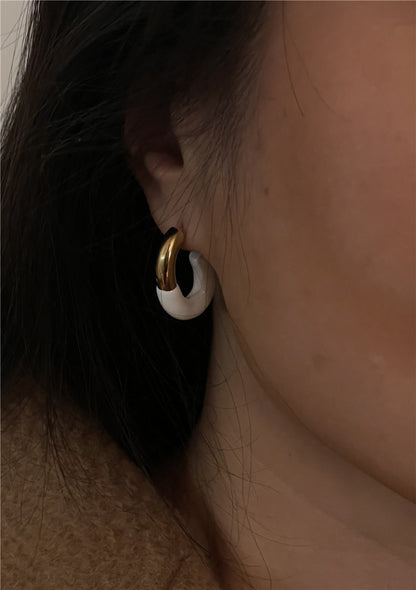 Luana earring white