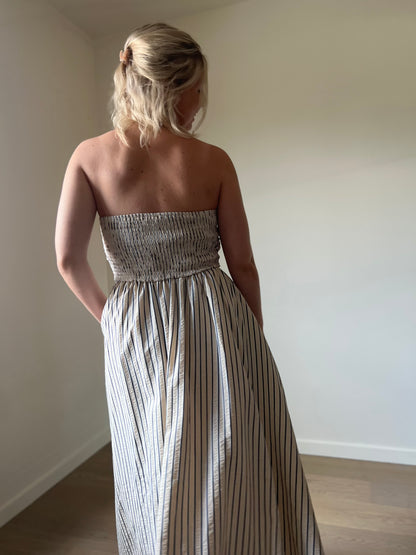 Bandeau dress marine