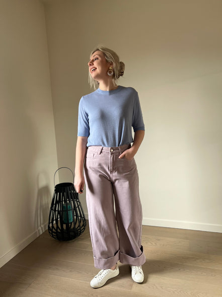 Caro pants violet
