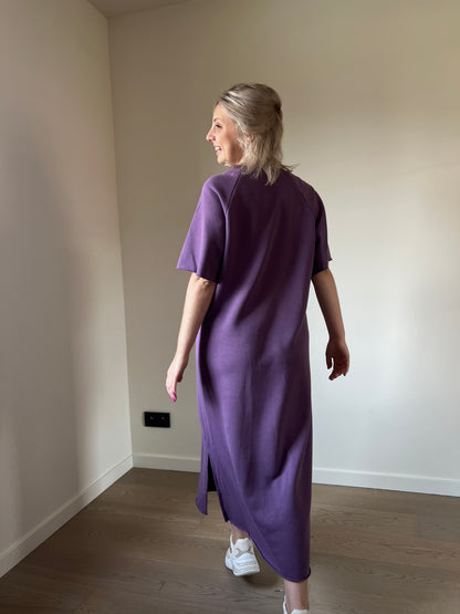 Sweaterdress purple