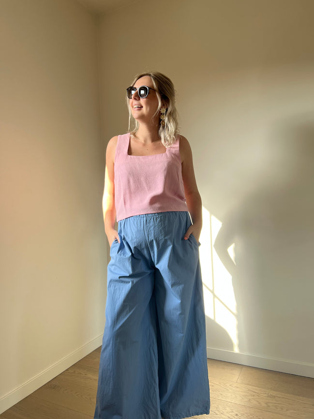 Cotton pants blue