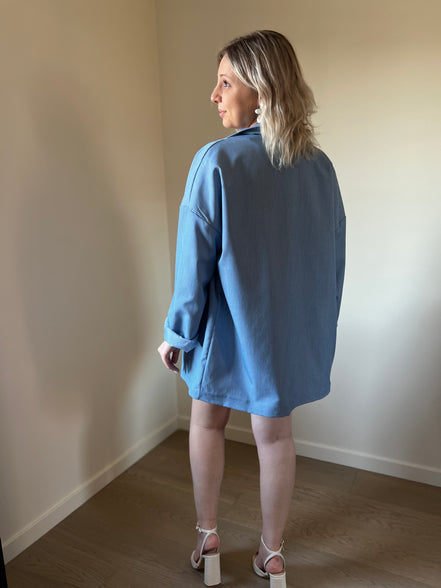 Blazer oversized blue