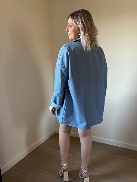 Blazer oversized blue