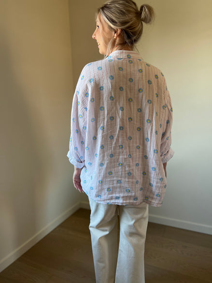 Tetra shirt pink/ blue