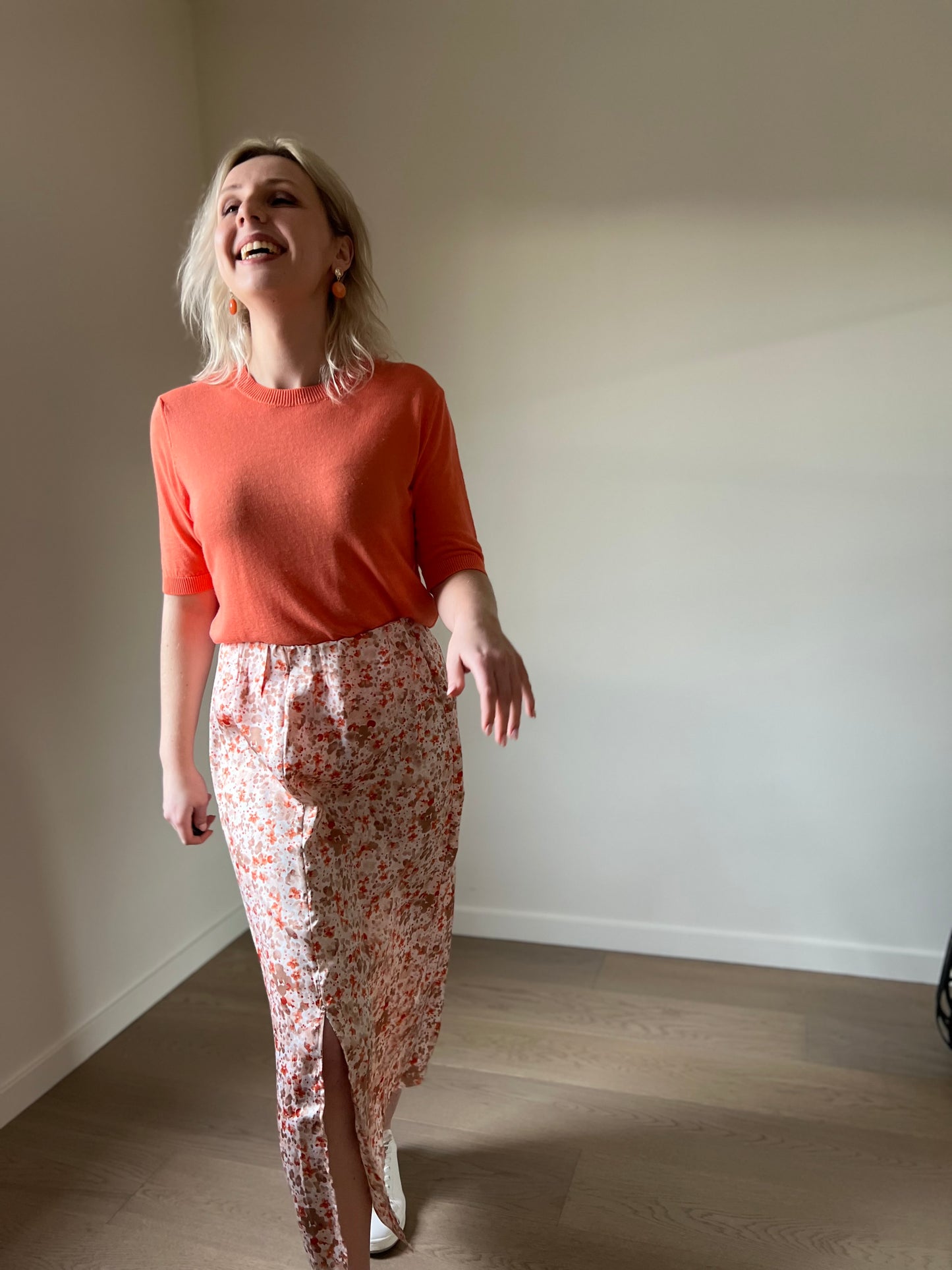 Ashley top orange