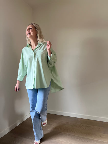 Pastel shirt green