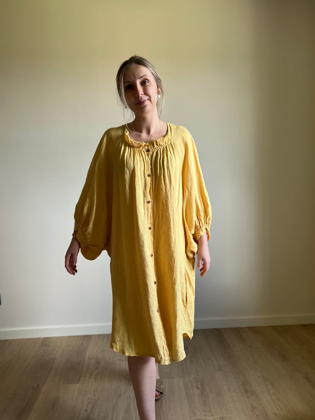 Mais linen blouse dress