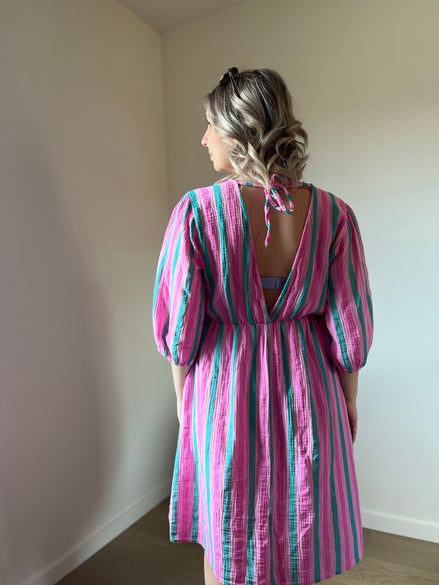 Tetra dress turquoise