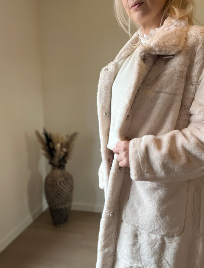 Furr coat beige