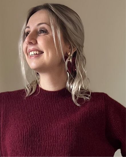 Oorbellen strik rood