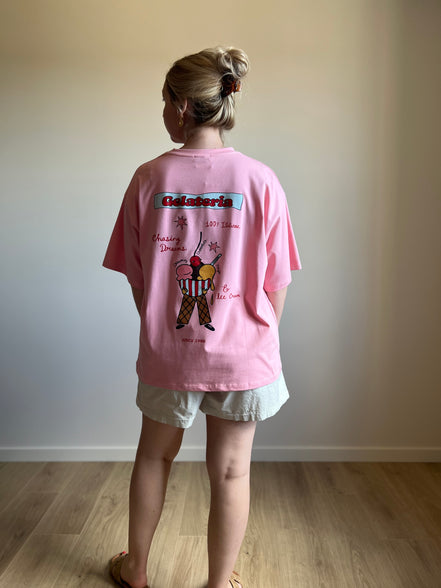 Gelateria Tee - Pink