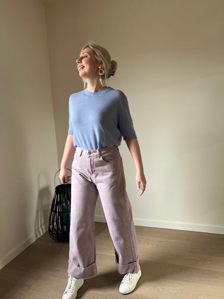 Caro pants violet
