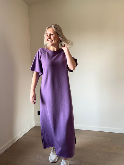 Sweaterdress purple