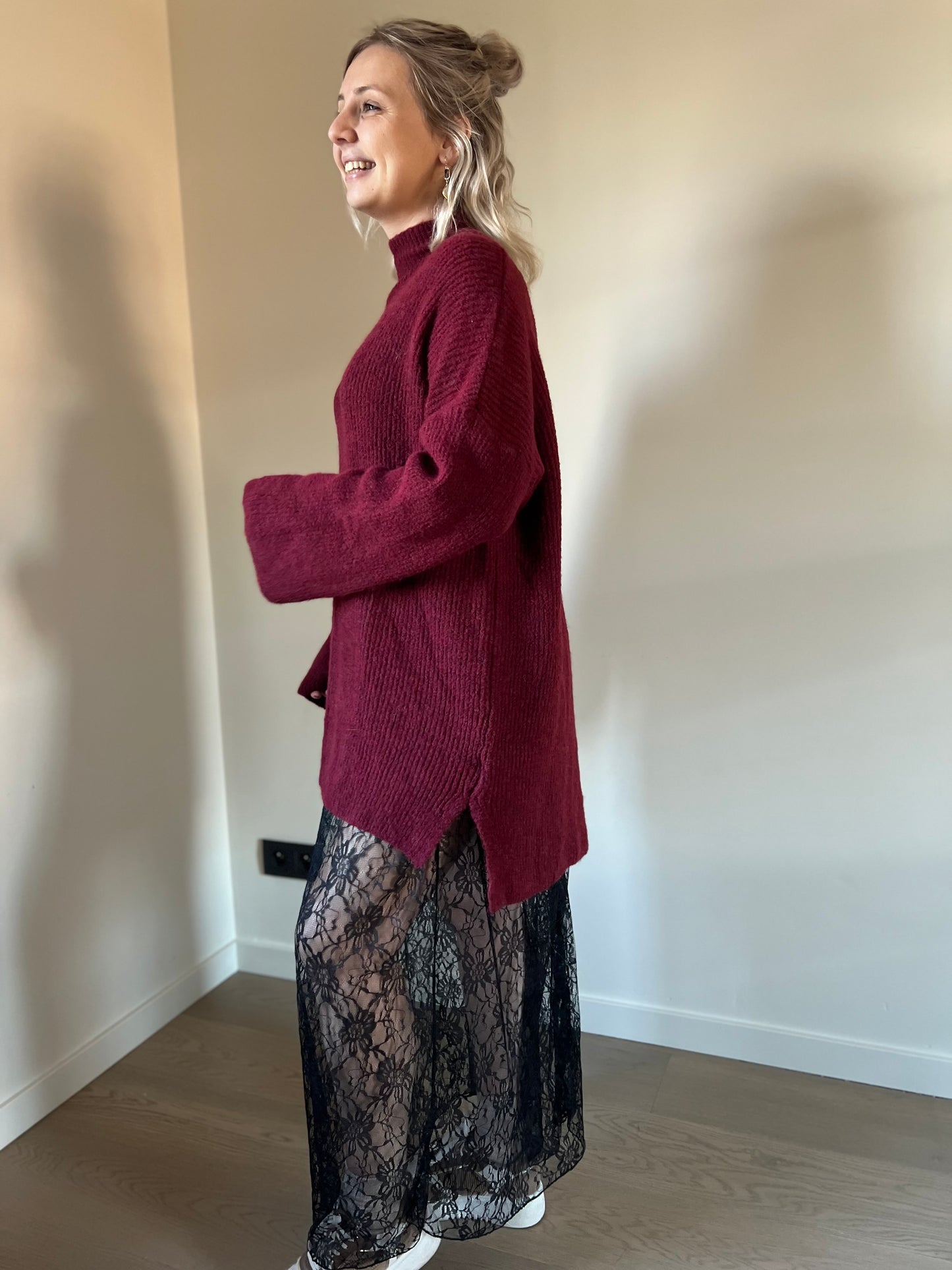 Ola knit bordeaux