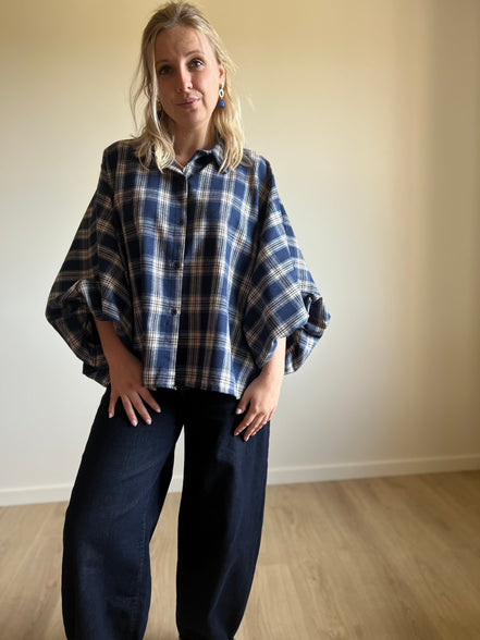 Carreaux shirt - Blue