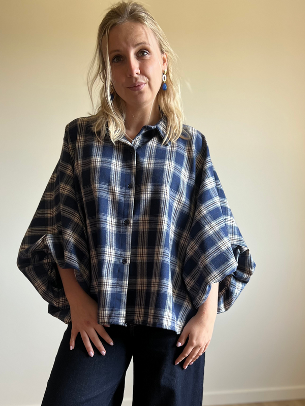 Carreaux shirt - Blue