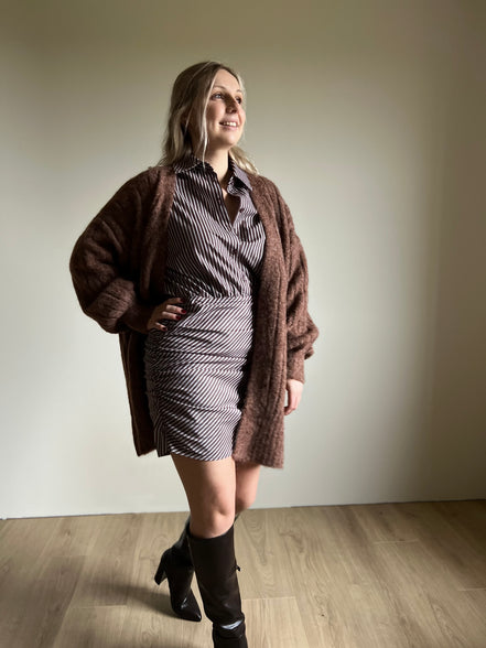 Chocolate cardigan