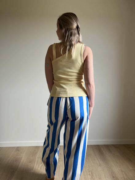 Off shoulder top yellow