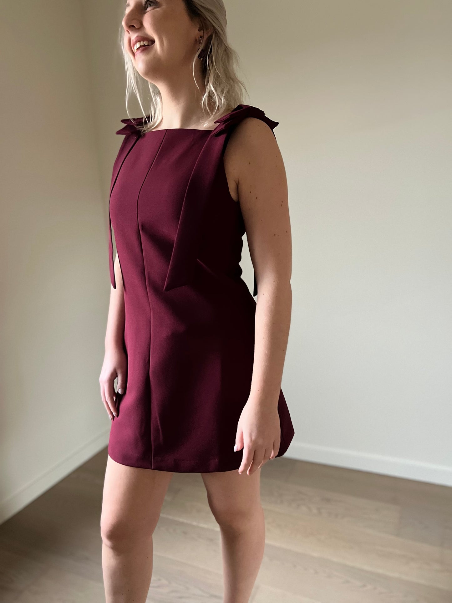 Bow mini dress