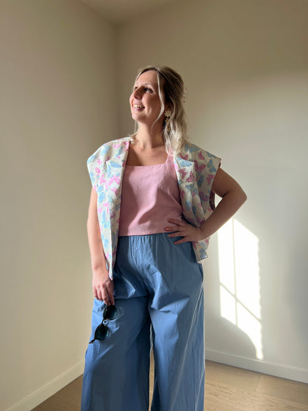 Cotton pants blue
