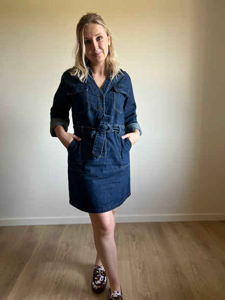 Denim dress brut