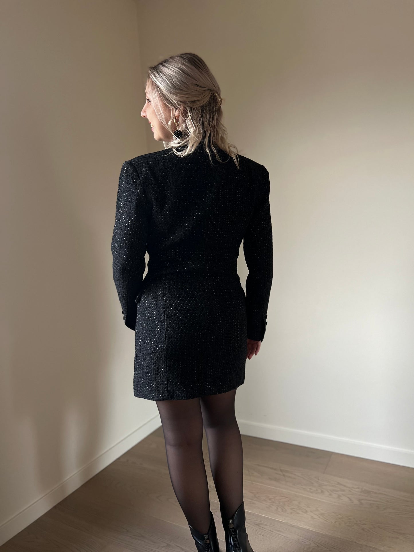 Tweed blazer dress