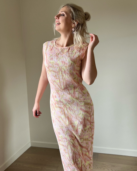 Emelie pleated dress